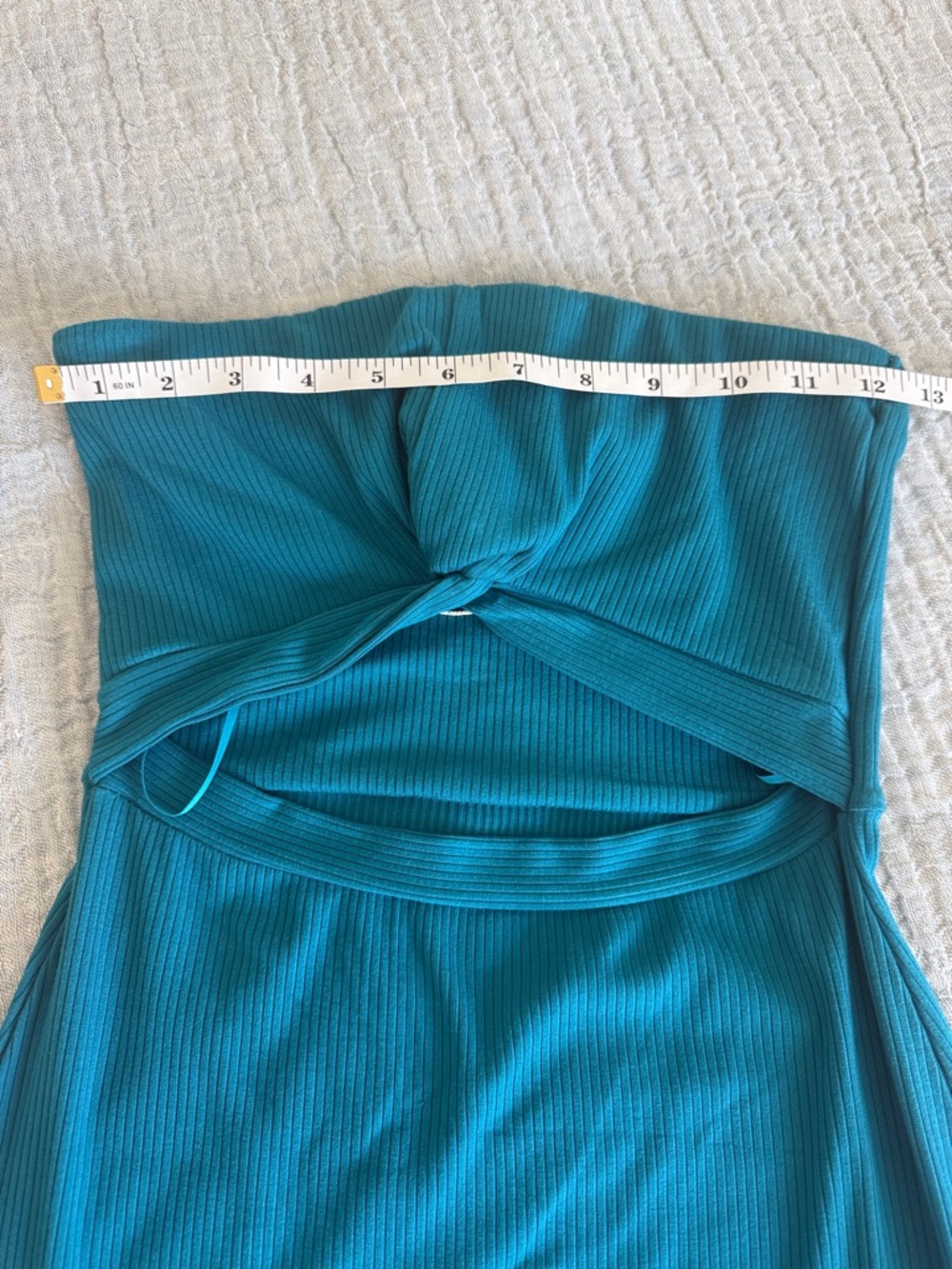 L*space “Kierra” Strapless Cutout Midi Dress - Color- Mediterranean. NWT - Picture 5 of 9
